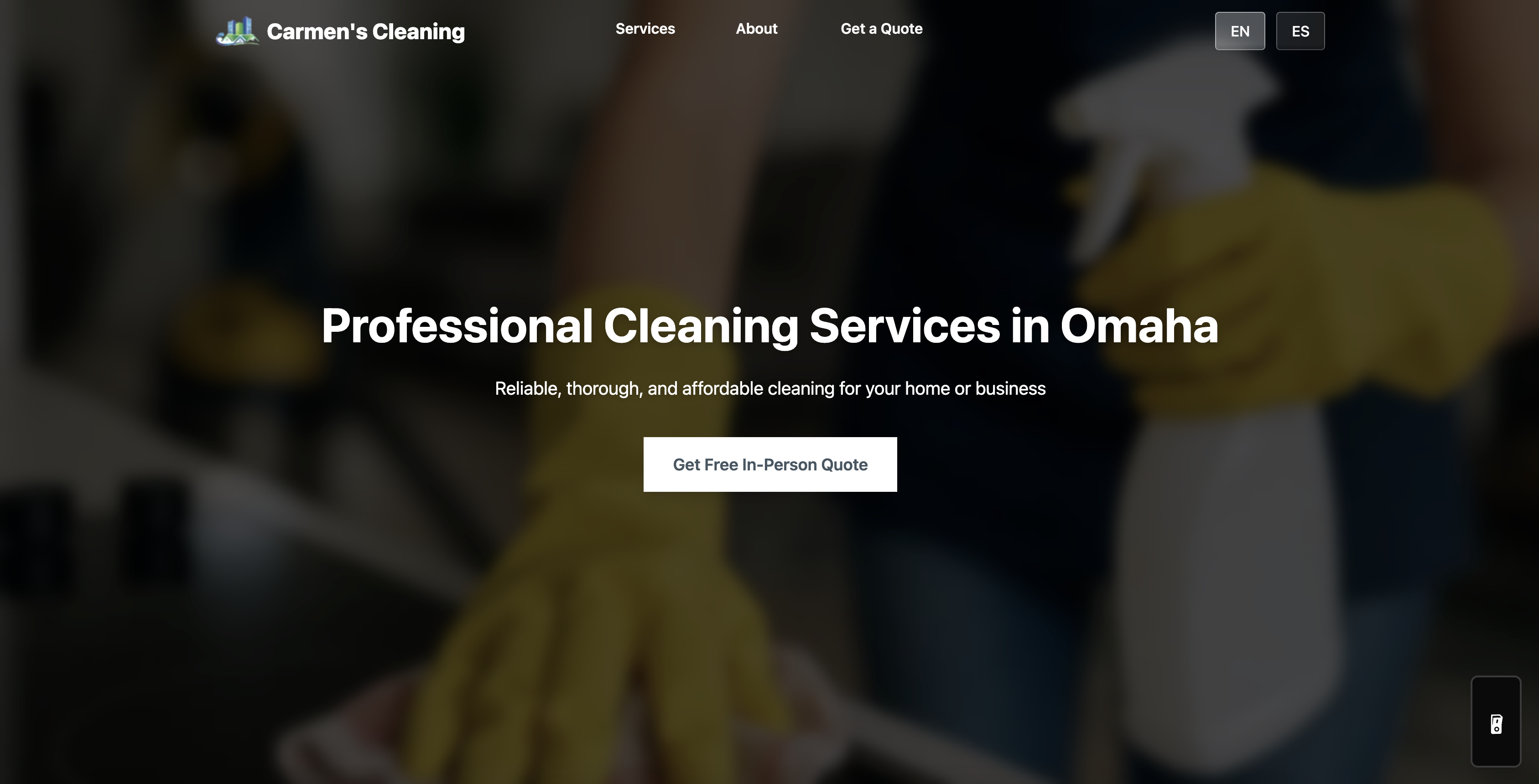 Carmen's Cleaning Homepage